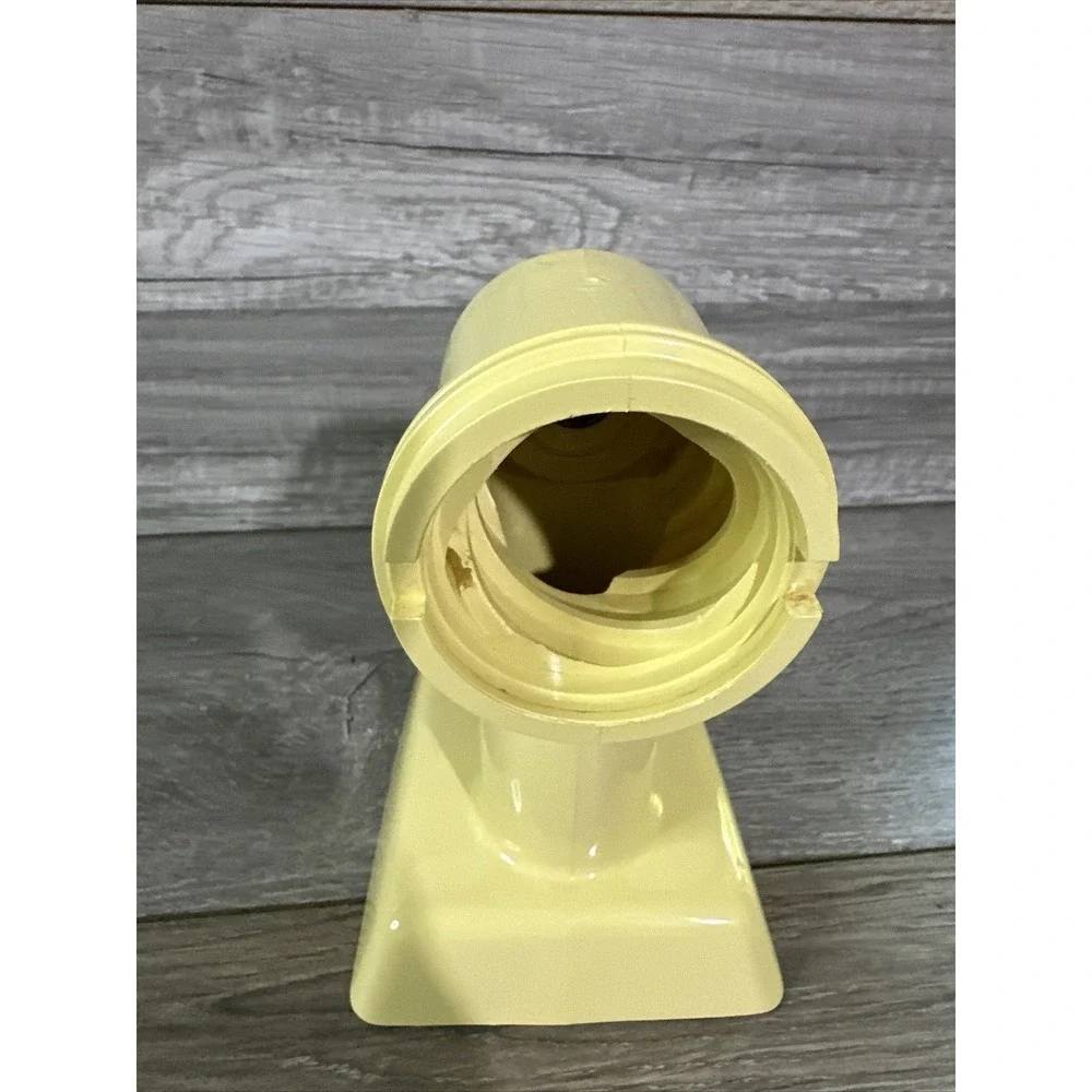 Oster Regency Kitchen Center Head Attachment 954-MA Yellow Excellent Vintage USA